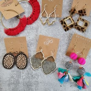 Plunder Statement Earrings Lot